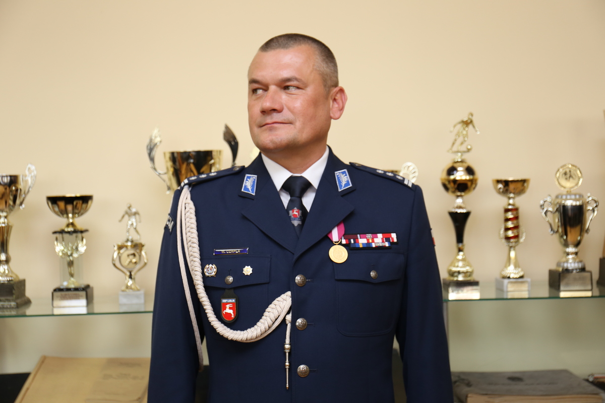 Komendant inspektor Wojciech Czapla
