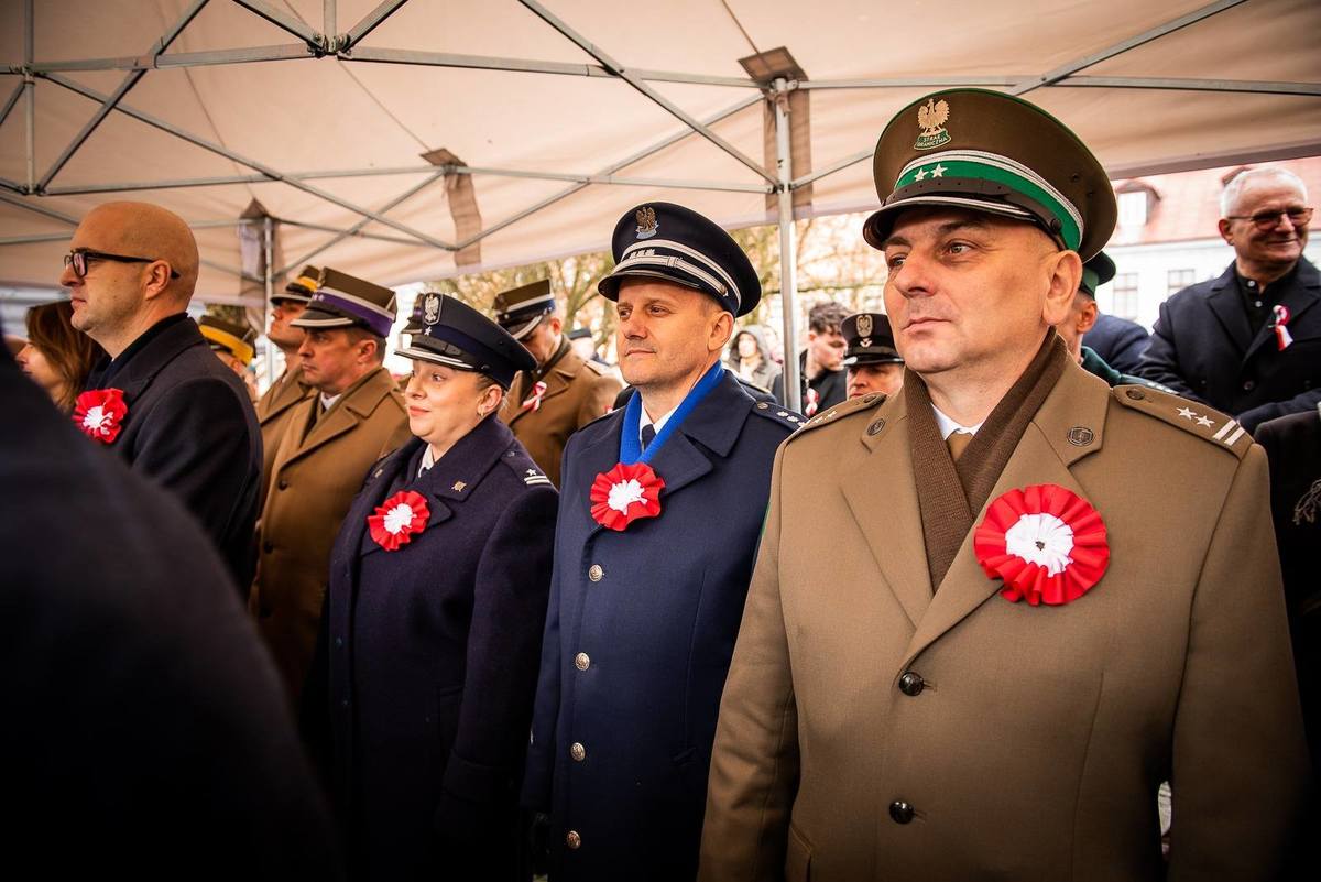 Komendant Miejski oraz przedstawiciele innych służb mundurowych