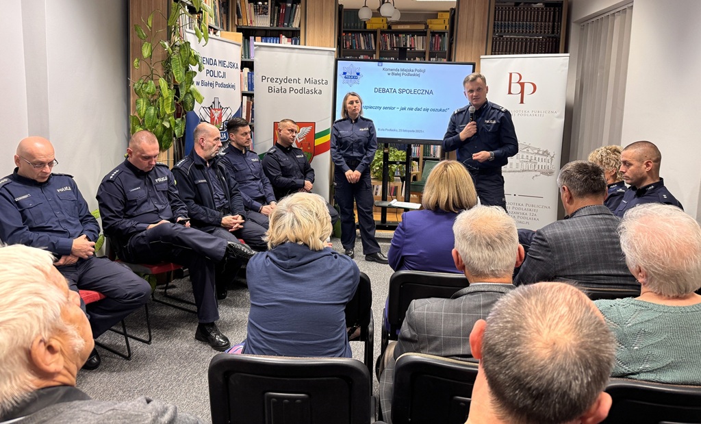 Zastępca Komendanta zabiera głos