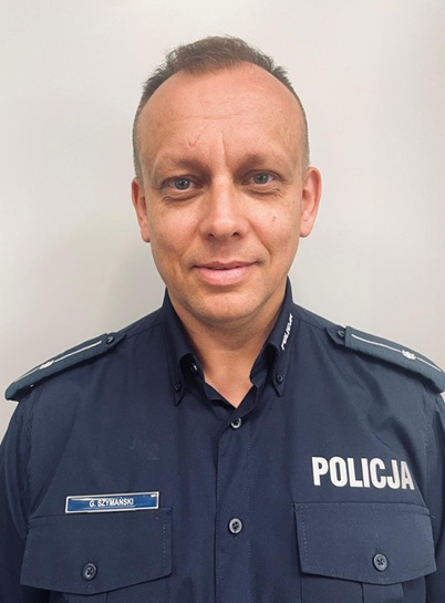 mł. asp. Grzegorz Szymański