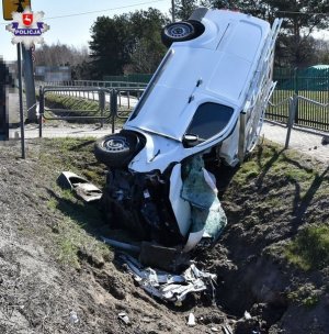 miejsce wypadku drogowego