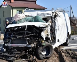 miejsce wypadku drogowego