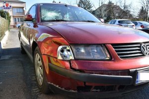 miejsce wypadku drogowego