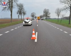 miejsce wypadku drogowego