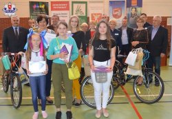 finał konkursu wiedzy prewencyjnej "Jestem Bezpieczny". Wręczenie nagród