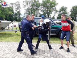 stoisko policyjne podczas Dni Otwartych