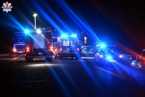 miejsce wypadku drogowego