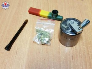 przedmioty zatrzymane podczas kontroli drogowej