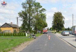 miejsce wypadku drogowego