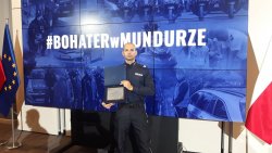 odznaczony policjant