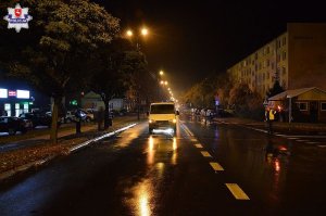 miejsce wypadku drogowego