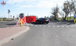 miejsce wypadku drogowego