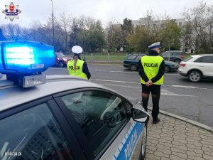 patrol policjantów ruchu drogowego