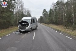 miejsce wypadku drogowego