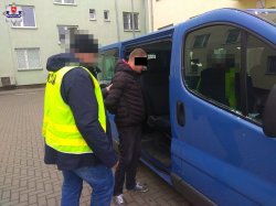 zatrzymany mężczyzna