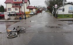 miejsce wypadku drogowego