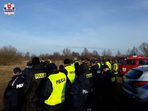 odprawa przed rozpoczęciem poszukiwań