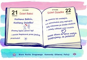 książka z życzeniami na Dzień Babci i Dzień Dziadka