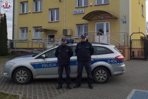 dzielnicowi biorący udział w interwencji