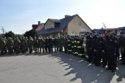 służby podczas podsumowania ćwiczeń