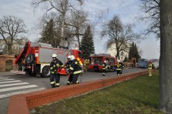 strażacy podczas działań