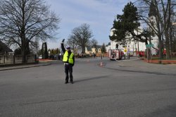 policjant Wydziału Ruchu Drogowego