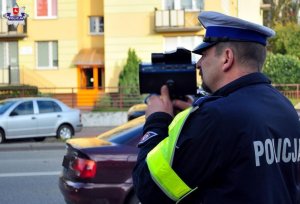 policjant Wydziału Ruchu Drogowego