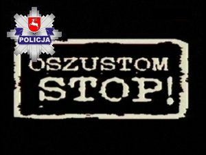 napis Stop Oszustom