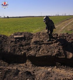 saper podczas zabezpieczania niewybuchu