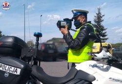 policjant Wydziału Ruchu Drogowego