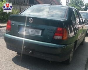 widoczny tył samochodu 28-latka