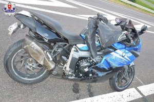 uszkodzony motocykl