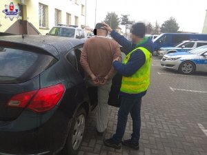 zatrzymany mężczyzna