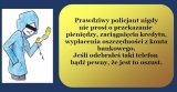 ulotka informacyjna dotycząca zapobiegania popełnianiu oszustw