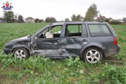 uszkodzony volkswagen