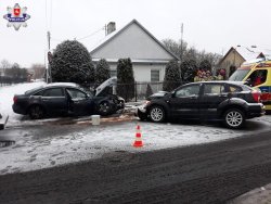 miejsce wypadku drogowego