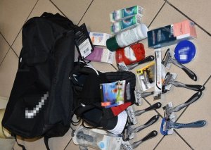 część odzyskanych przedmiotów