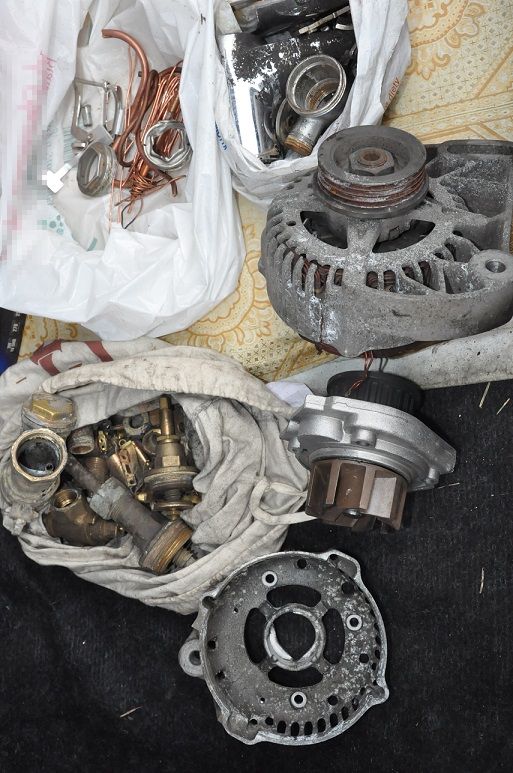 część skradzionych przedmiotów