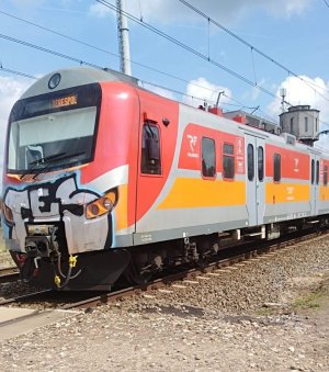 fragment pociągu biorącego udział w zdarzeniu