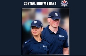 dwoje policjantów