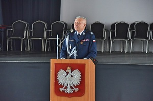 Przemawia Komendant Wojewódzki