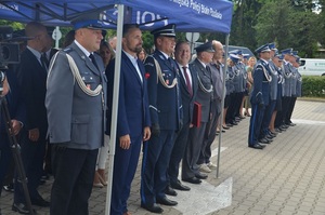 Komendant oraz zaproszeni goście