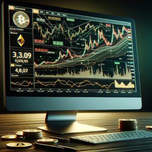 monitor komputera na którym widoczne są wykresy