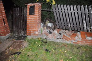 uszkodzona skrzynka gazowa