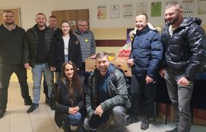 policjanci podczas turnieju