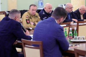 Posiedzenie Wojewódzkiego Zespołu Zarządzania Kryzysowego w związku z sytuacją meteorologiczną na Lubelszczyźnie