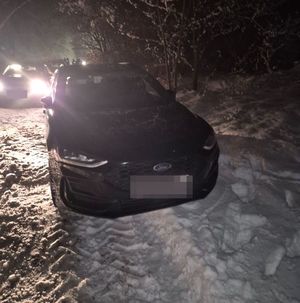 samochód, którym uciekał sprawca