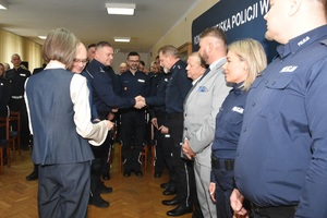 wręczenie odznaczeń policjantom