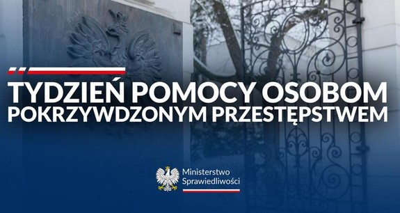 napis tydzień pomocy osobom pokrzywdzonym przestępstwem