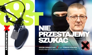 "grafika z napisem Nie przestajemy szukać"